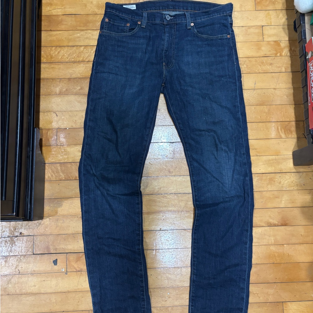 Levi's Dark Indigo Straight Jeans
